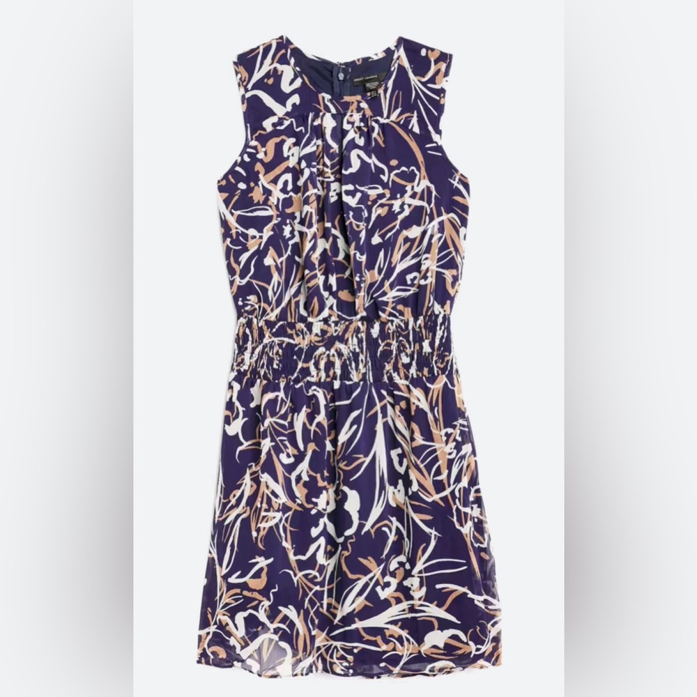 Sleeveless flowy mini dress